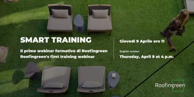 Smart training, the first webinar by Roofingreen